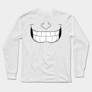 Giant Smile  - Face Mask Long Sleeve T-Shirt